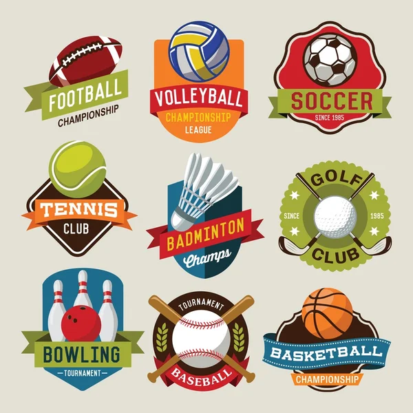 Sport logotypes set. Sport design elements, logos, badges, labels, icons and objects