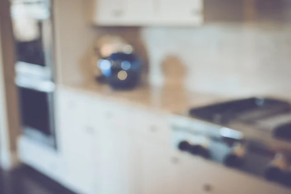 Blurred Kitchen Stove