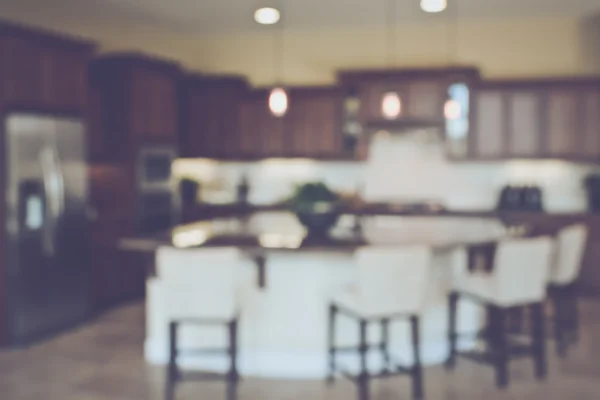 Blurred modern Kitchen