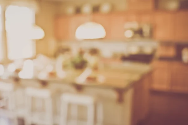 Blurred Modern Kitchen