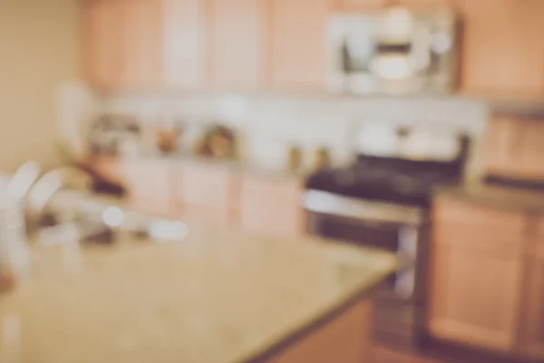 Blurred Modern Kitchen