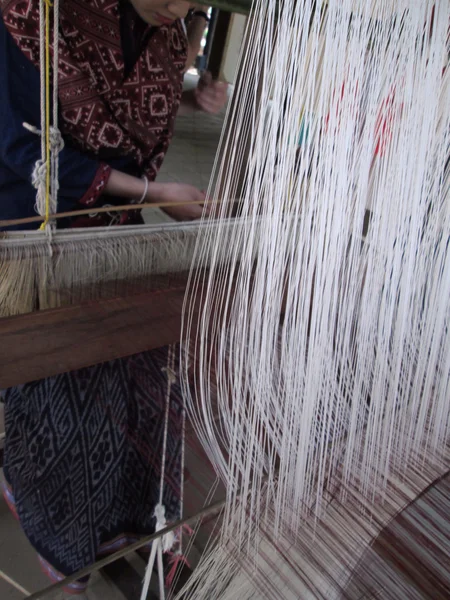 Handmade weaving thread