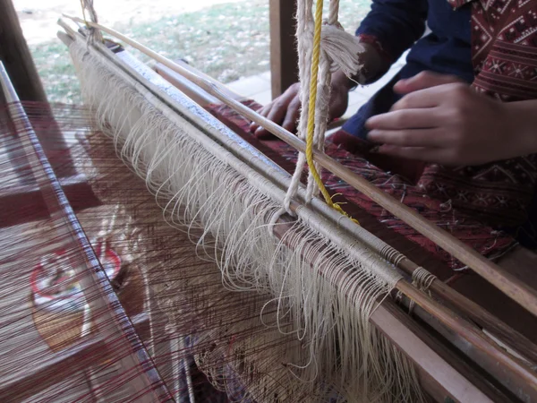 Handmade weaving thread