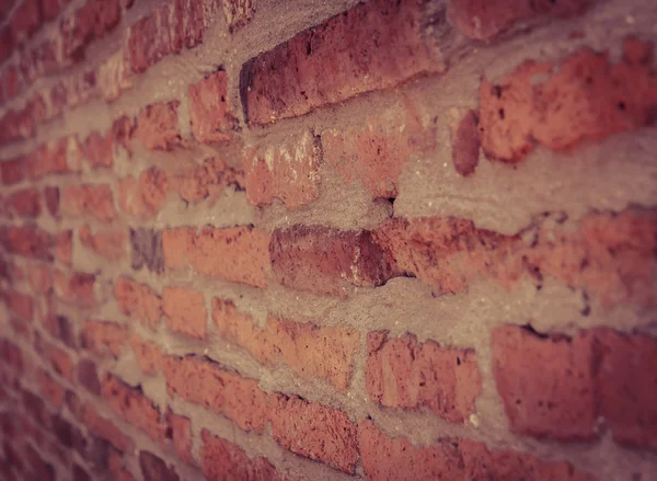 Old brick wall background perspective