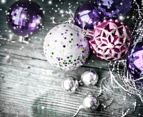 Background with Vintage  Christmas decorations