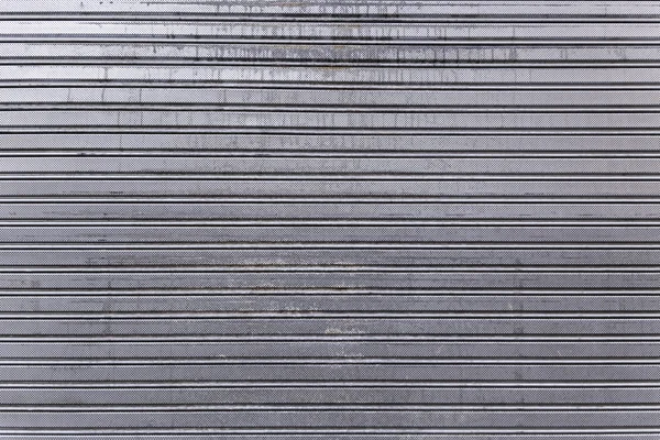 Rusty metal door closed