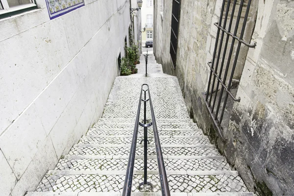 Old stairs in Lisbon