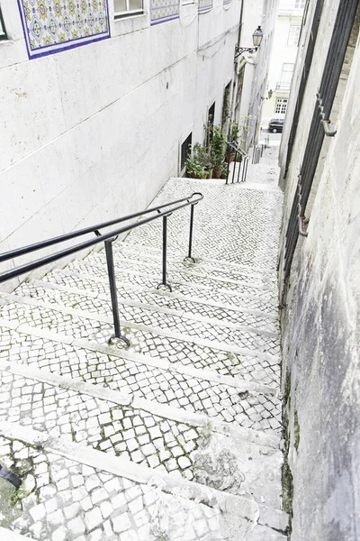 Old stairs in Lisbon