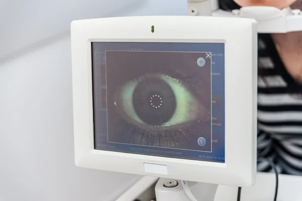 Eye test computer.