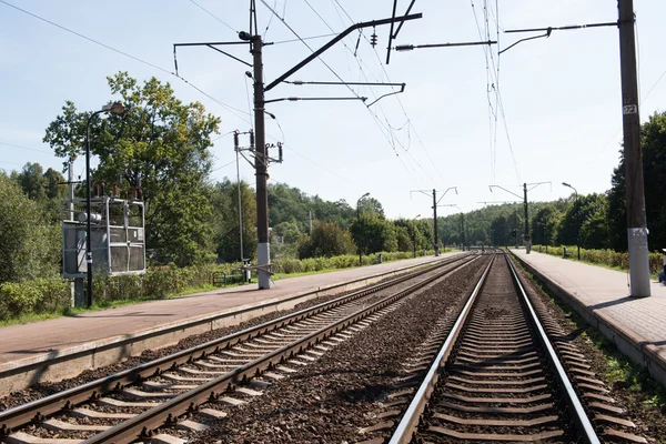 Railway Track in Minsk, Belarus