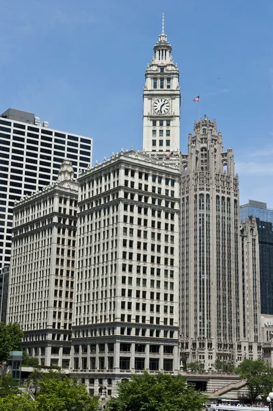 White Skyscrapers in Chicago