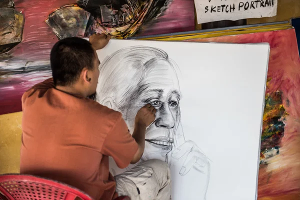 Artist Drawing Picture