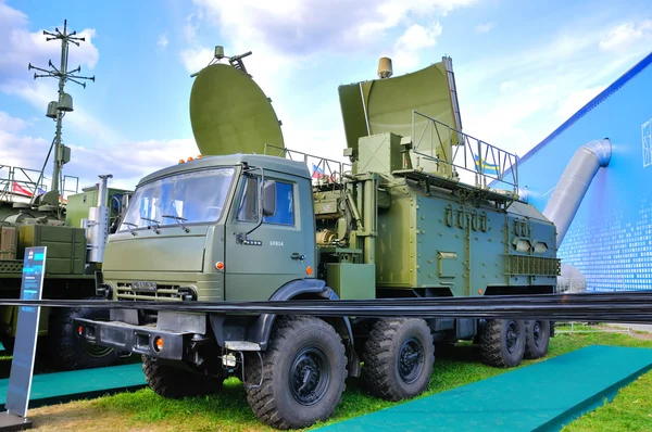 MOSCOW, RUSSIA - AUG 2015: mobile radar presented at the 12th MA