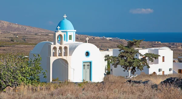 Santorini - The typically little chapel over the south coast of the island.