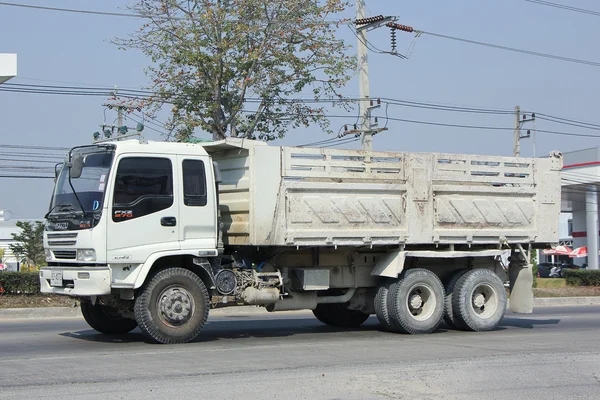 Dump truck of Italian thai Construction.