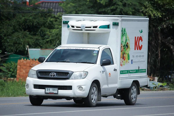 Refrigerated container Pickup truck of KC Transport Company