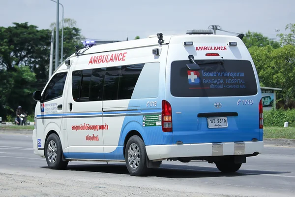 Ambulance van of Bangkok Hospital.