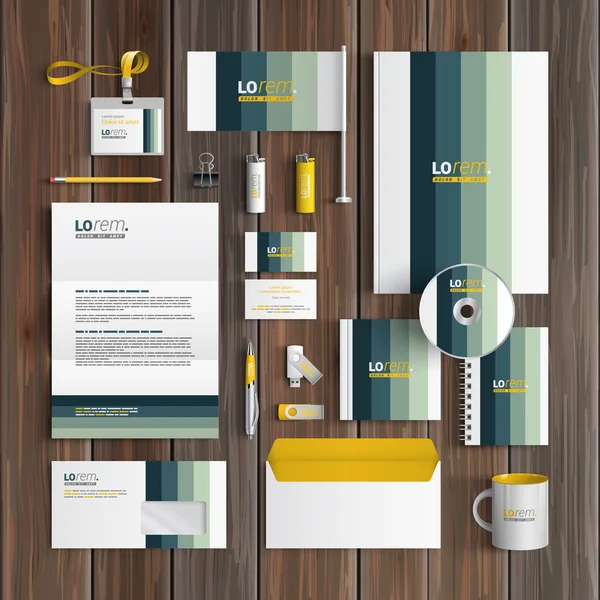 Stationery template design