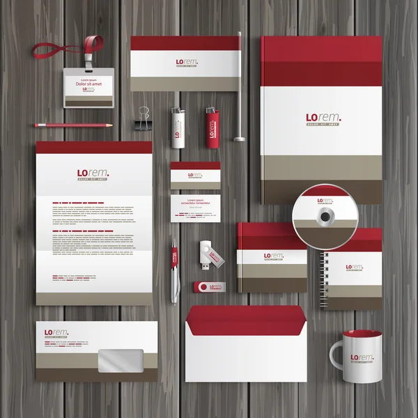 Stationery template design