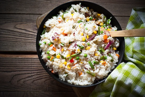 Rice with vegetables