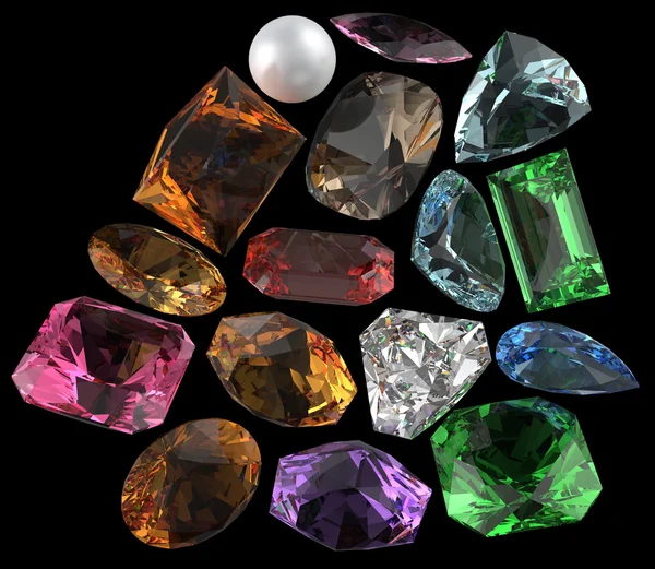 Various gem stones