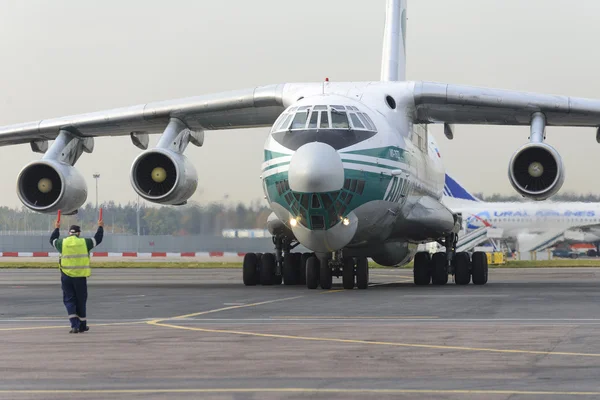 Cargo airplane IL-76TD Alrosa airlines