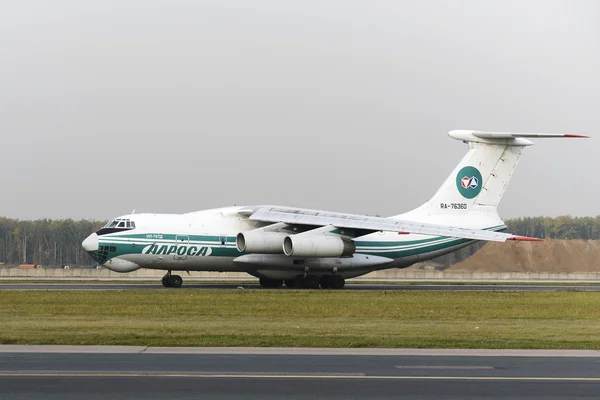 Cargo airplane IL-76TD Alrosa airlines