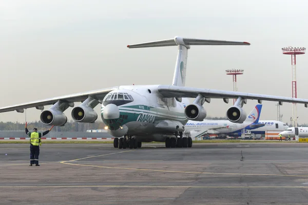 Cargo airplane IL-76TD Alrosa airlines