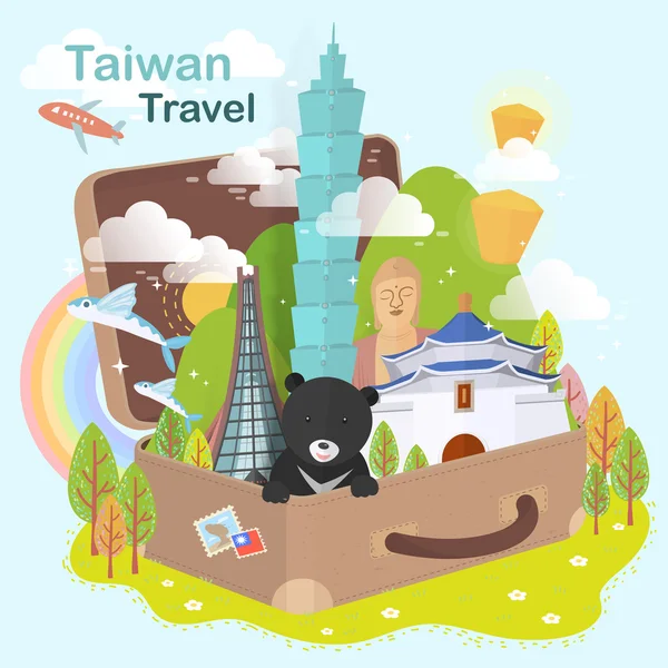 Taiwan attractions design