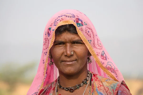 Portrait Indian woman, Pushkar. India