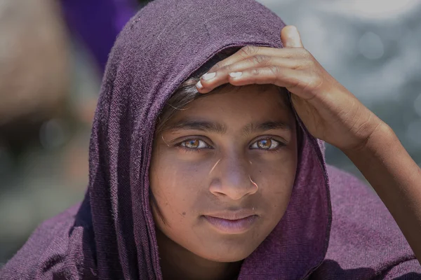 Local young girl in Manali, India