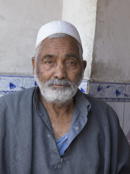 Portrait Indian muslim man in Srinagar, Kashmir, India.