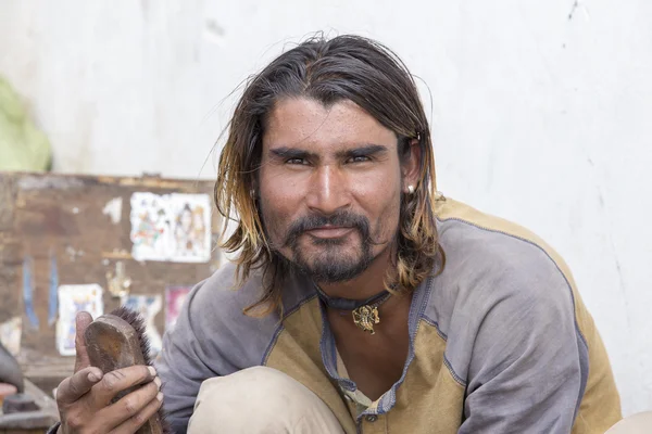 Portrait indian man. Leh, India