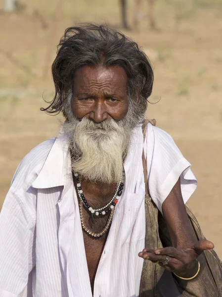 Portrait Indian man in Pushkar. India