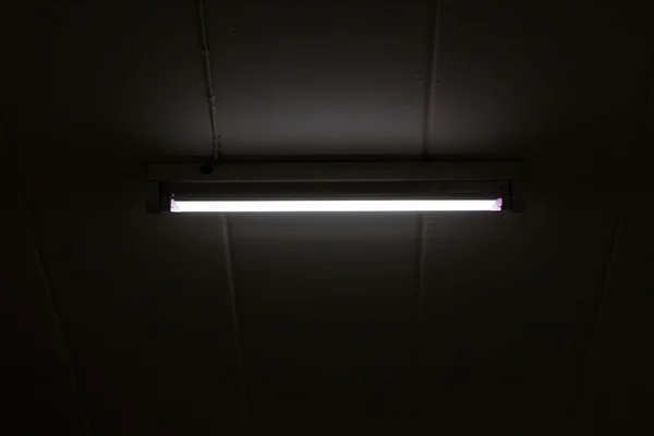 Detail of a fluorescent light tube