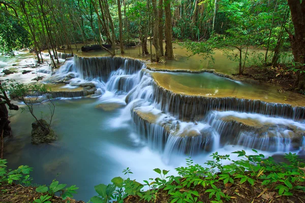 Waterfall in forest Kanjanaburi