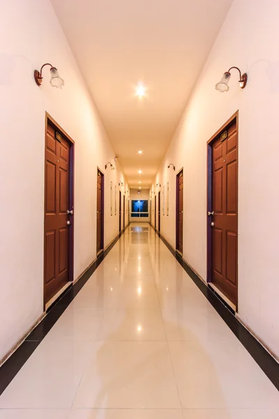 Perspective of the long corridor