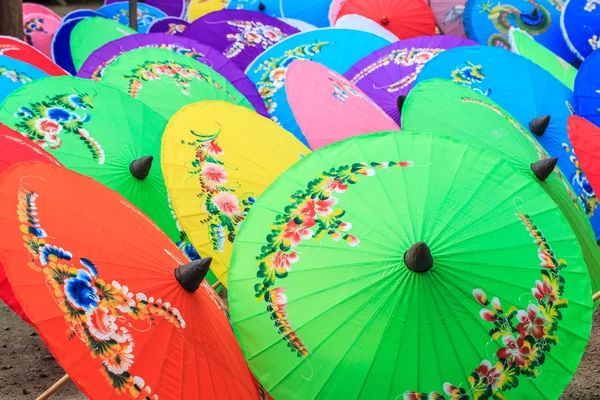 Paper umbrellas in  Thailand