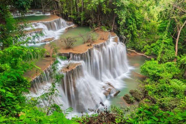 Waterfall in kanchanaburi of Thailand