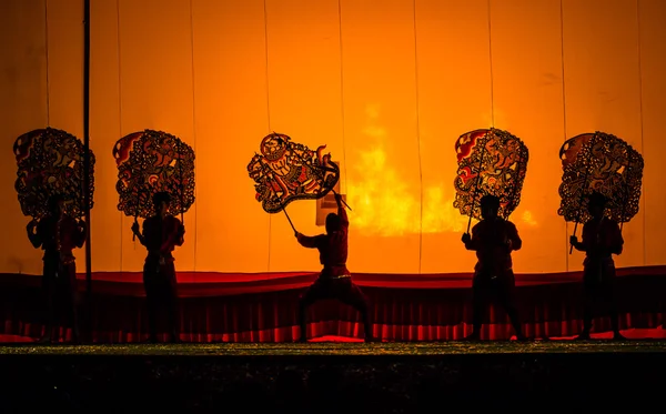 Shadow Play performed at Wat Khanon