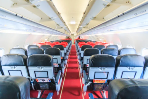 Airplane cabins image blur