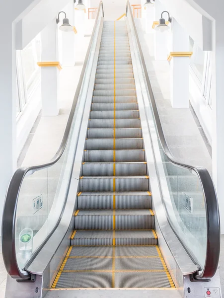 Escalator stairs at airport