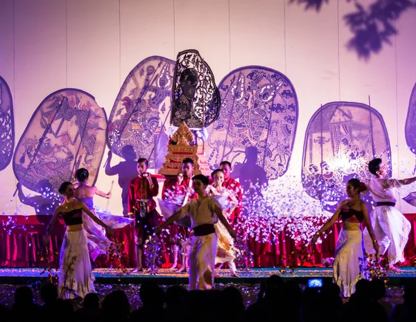 Shadow Play performed at Wat Khanon