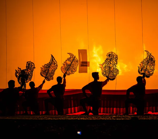 Shadow Play performed at Wat Khanon