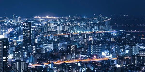 Night view of the city of Japan