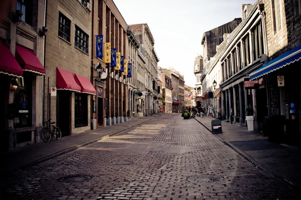 Quiet street in Old Montreal