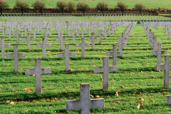 Cemetery of French soldiers from World War 1 in Targette
