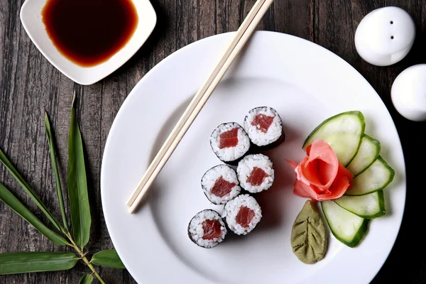Japanese tuna roll sushi