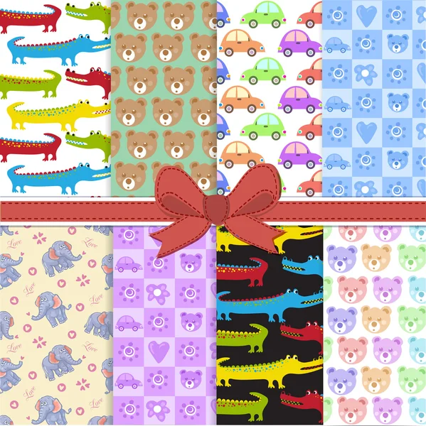 Cute pattern with animals for baby