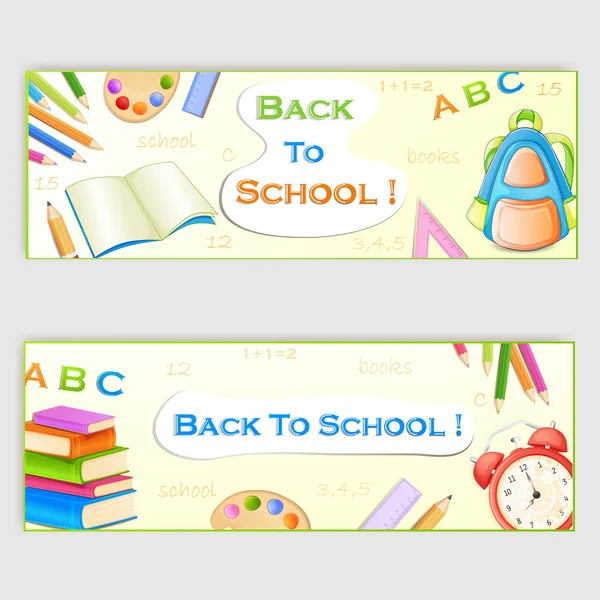 Back to school  banners